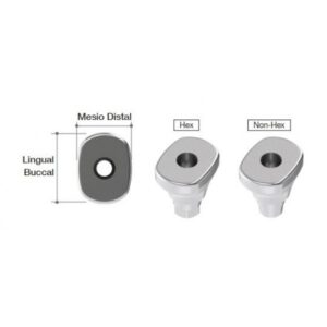 Pilier de cicatrisation anatomique [AR]